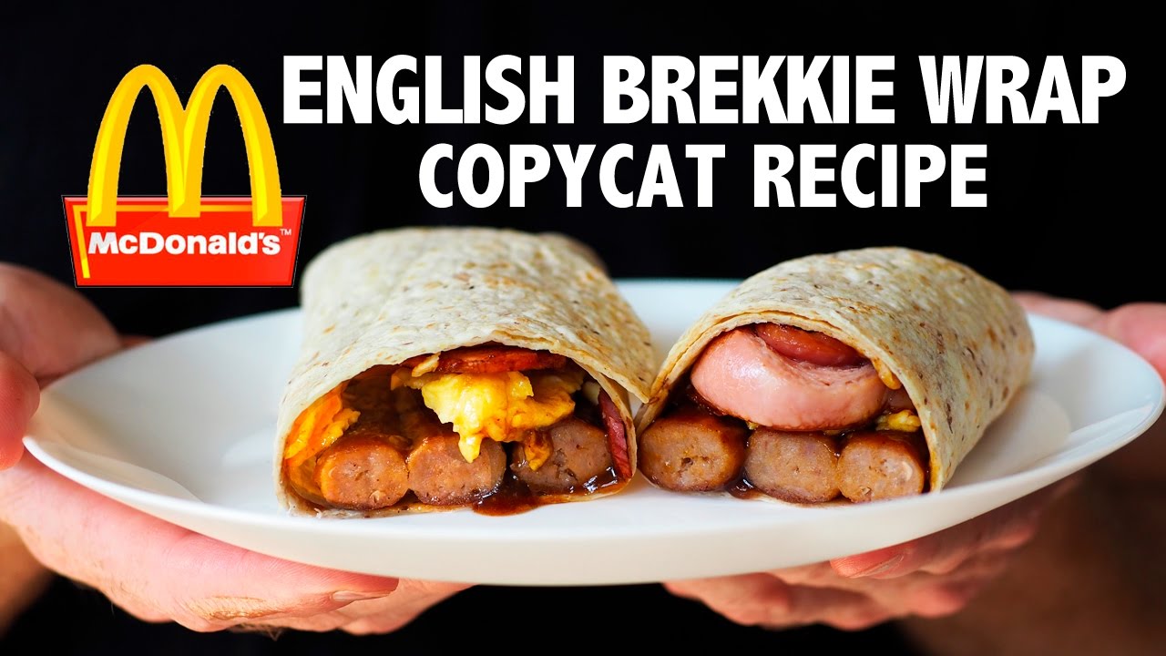 McDonalds English Brekkie Wrap COPYCAT RECIPE - Greg's Kitchen