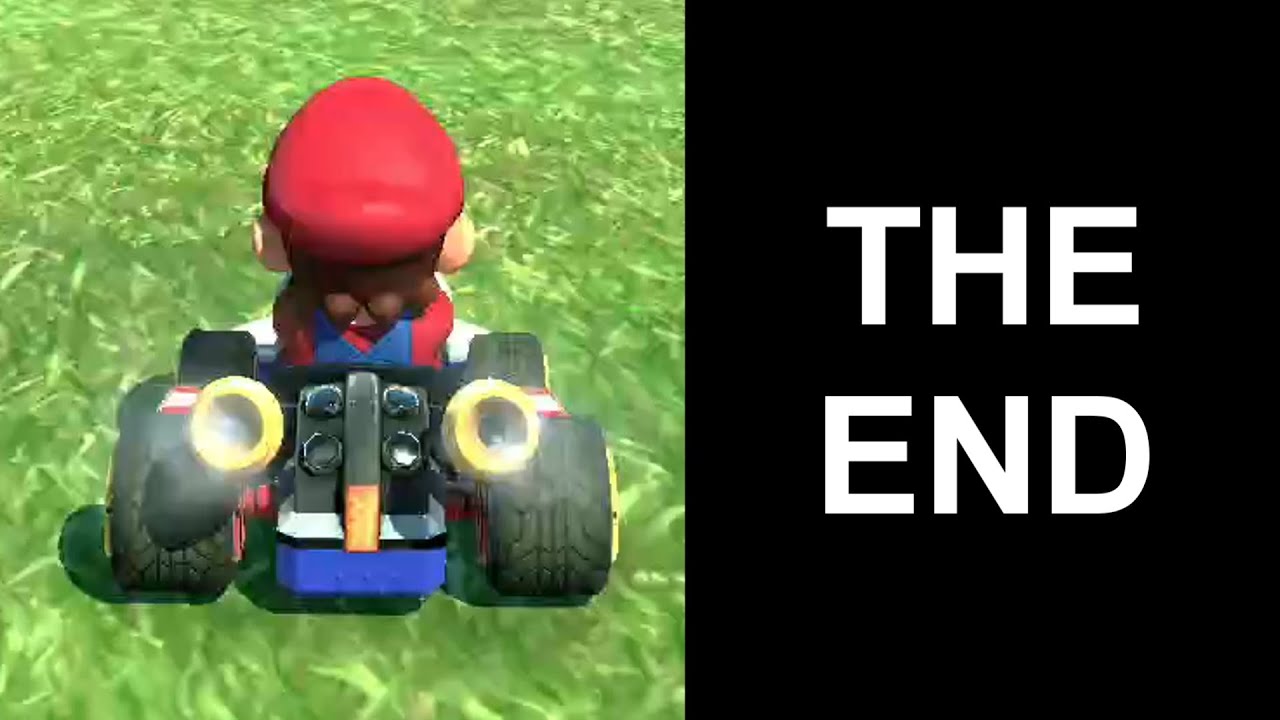 If I touch off road, the video ends - Mario Kart 8 Deluxe