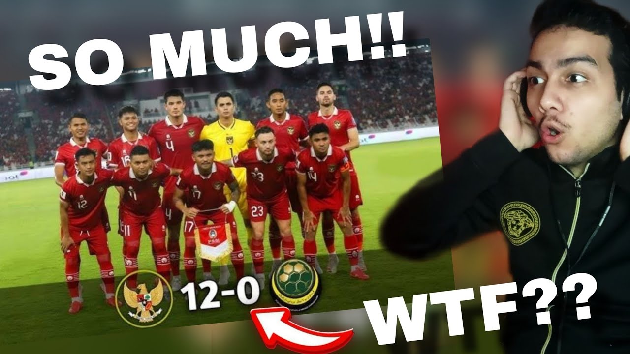 ARAB react to indonesia vs brunei 12-0
