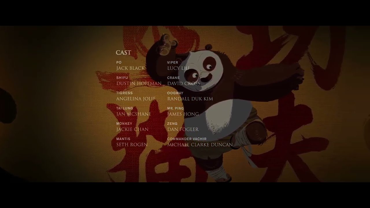 Kung Fu Panda End Credits Part 2