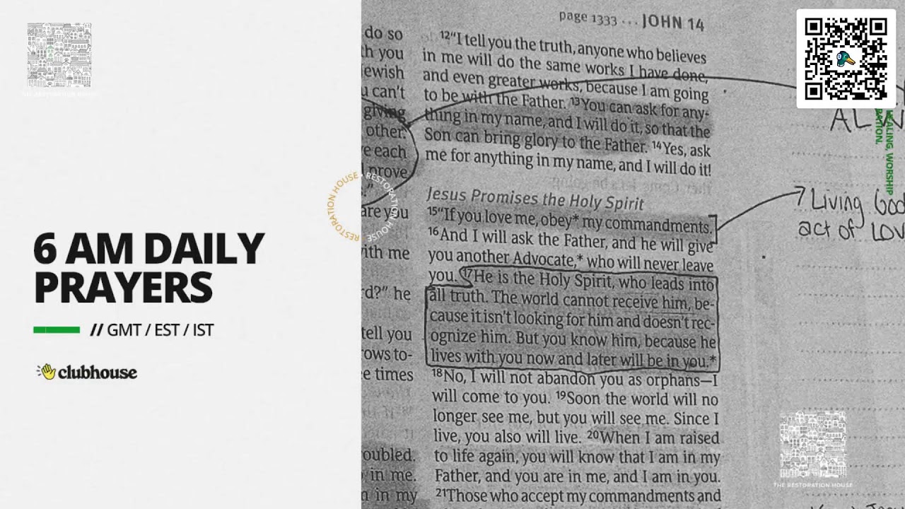 6 AM GMT Morning Prayers | Prayers, Worship, Scripture Reading | 01/03/026