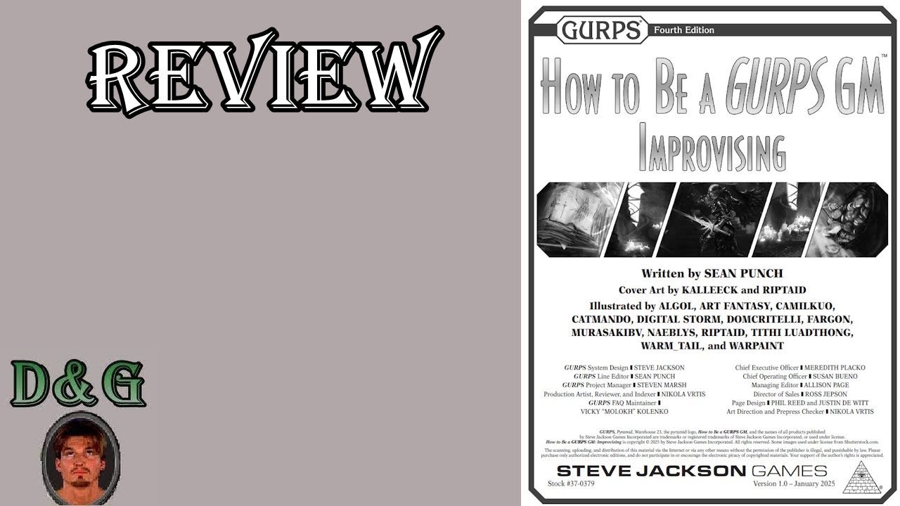 Review: How to Be a GURPS GM: Improvising