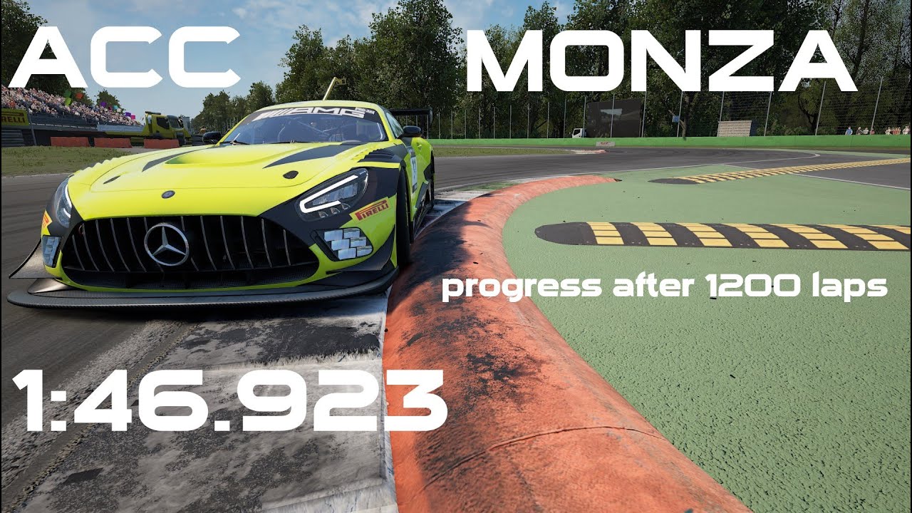 ACC - Assetto Corsa Competizione - MONZA - 1:46.923  [HOTLAP + SETUP ] AMG GT3 EVO