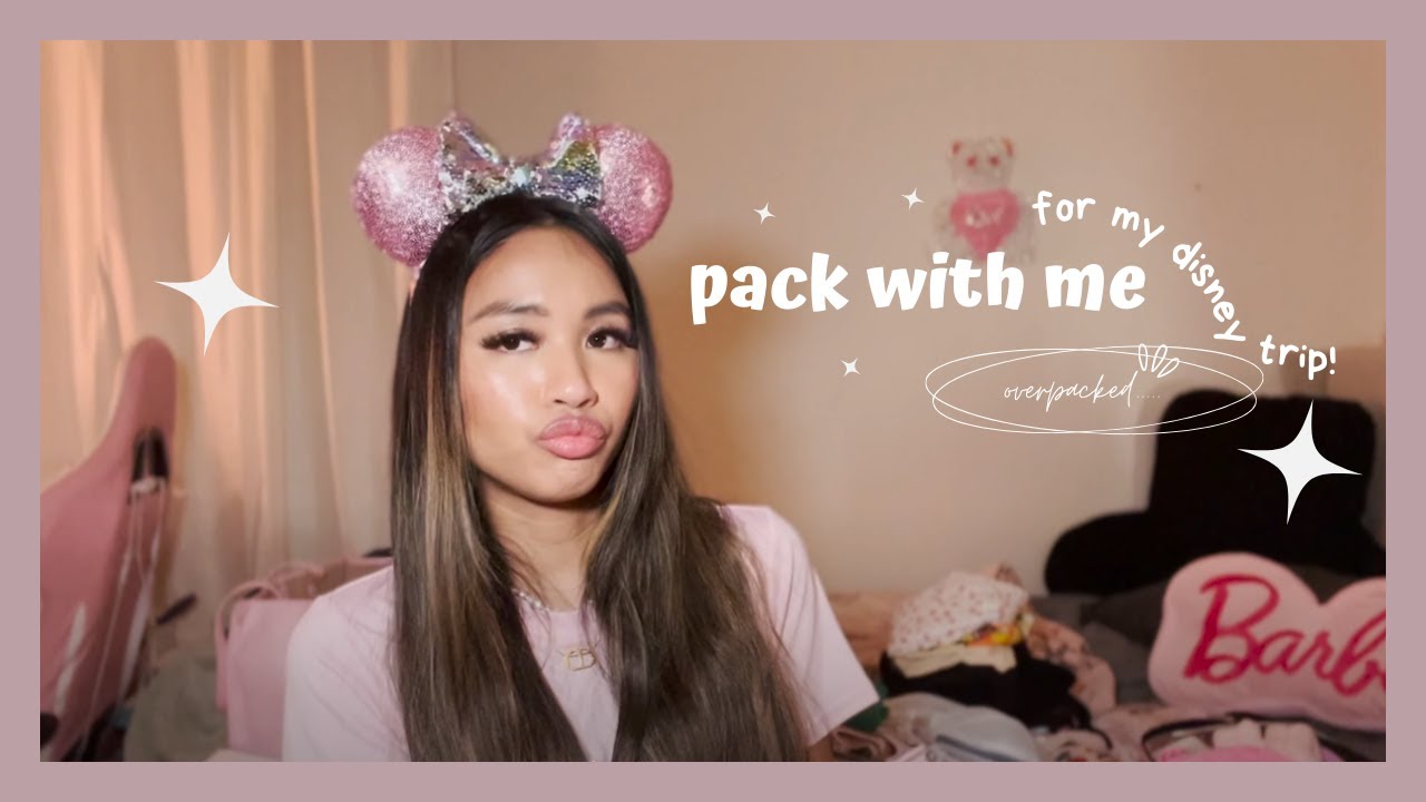i overpacked for disney... (pack with me)🏰💕✨