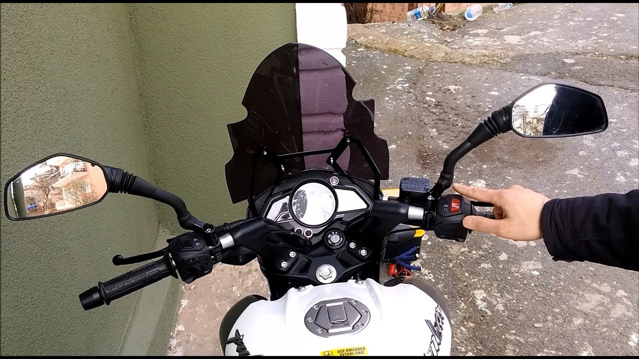 Motosiklet Ayna Uzatma Aparatı ve Montajı (Ayna değiştirmeye son!)