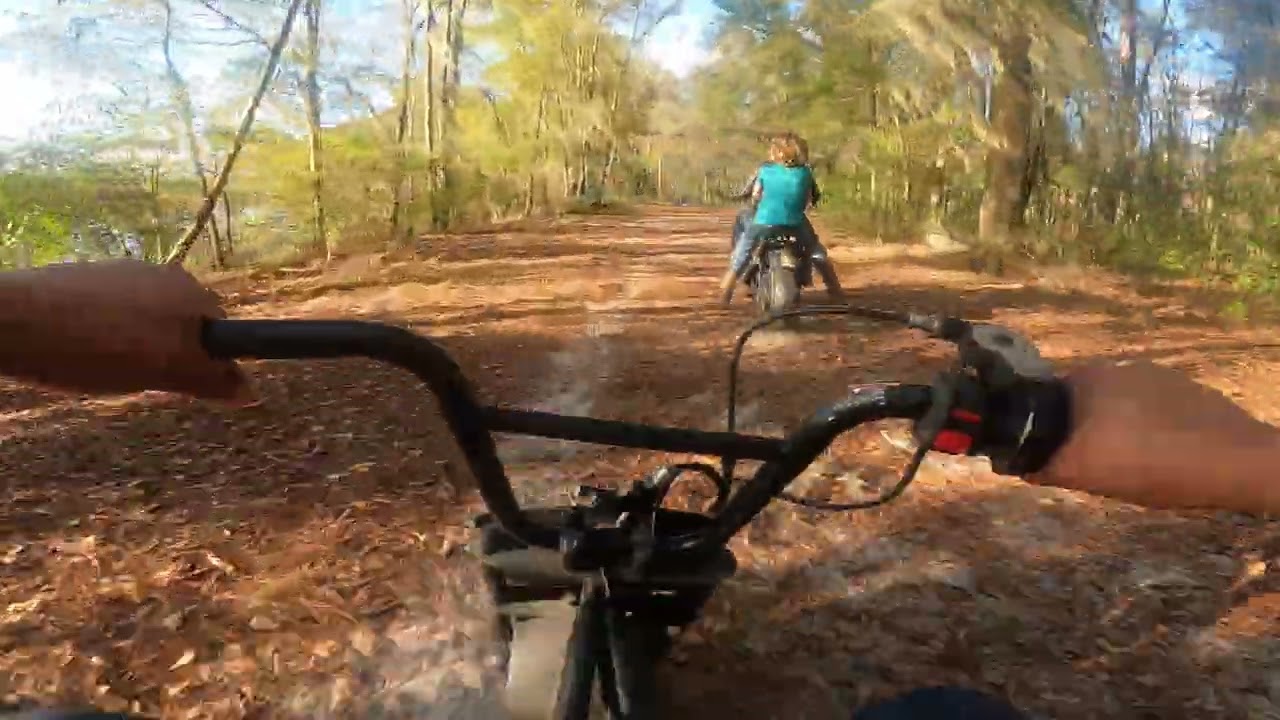 Mini biking with my boys 