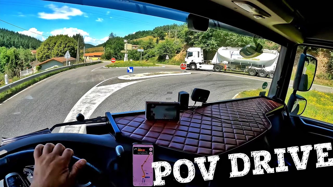 POV DRIVE DAF XF 480. FRANCE.🇲🇫 NATIONAL ROAD 😅