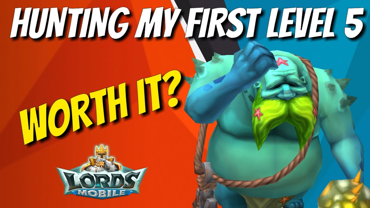 Let's Hunt A Level 5 Monster! - Lords Mobile