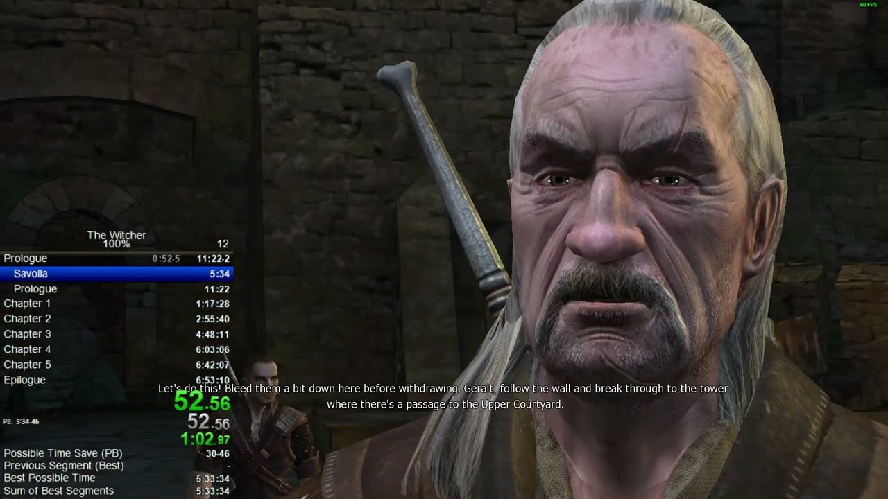The Witcher: Enhanced Edition - 100% Speedrun