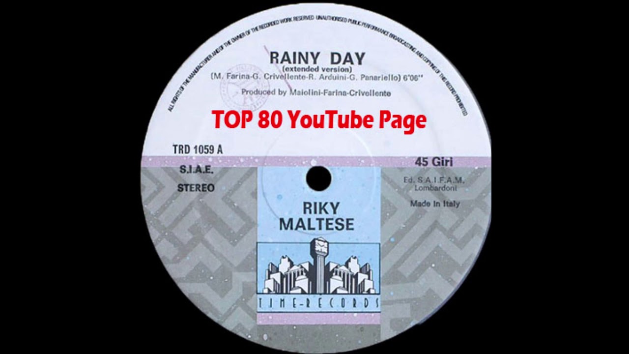 Riky Maltese - Rainy Day (Extended Version)