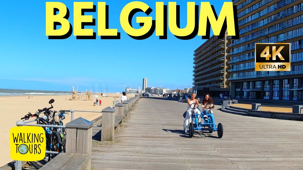 Oostende in Belgium part 2 | 4K Walking Tour