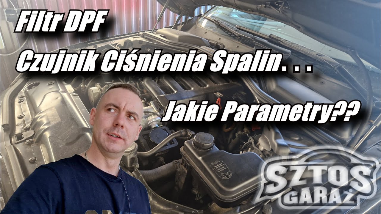 Jak Sprawdzić Filtr DPF?? Czujnik Ciśnienia Spalin... Parametry!!!
