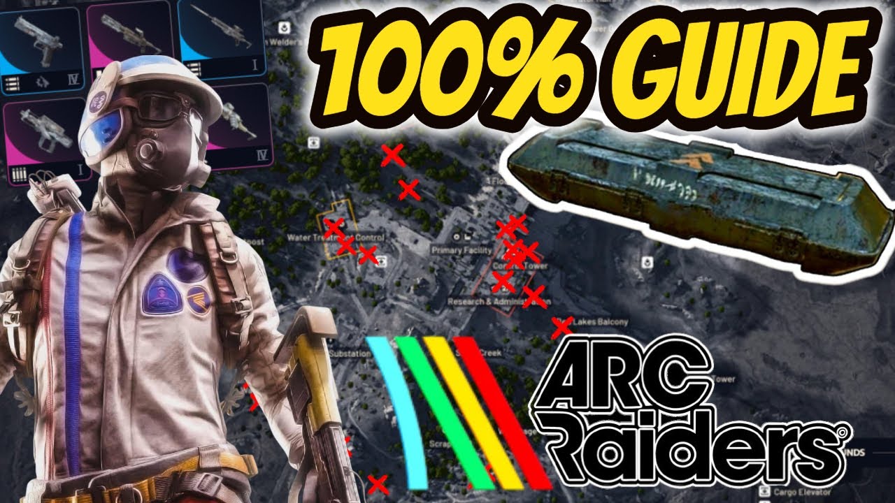 MAXIMAL VIELE WAFFEN! - Alle Waffenkisten auf Damm-Schlachtfelder! / Arc Raiders Guide
