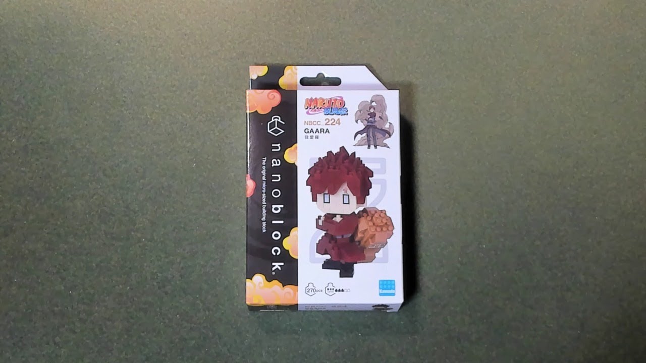 【nanoblock】GAARA (我愛羅) [puzzle]