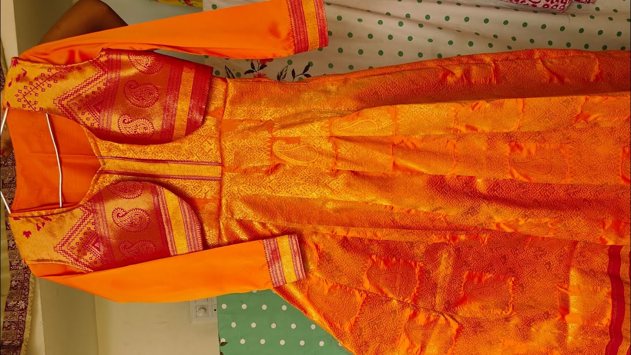 बनवा अगदी सोप्या पद्धतीने अनारकली फुल गाऊन स्टिचिंग banaaiye aasan tarike se anarkali gown stitching