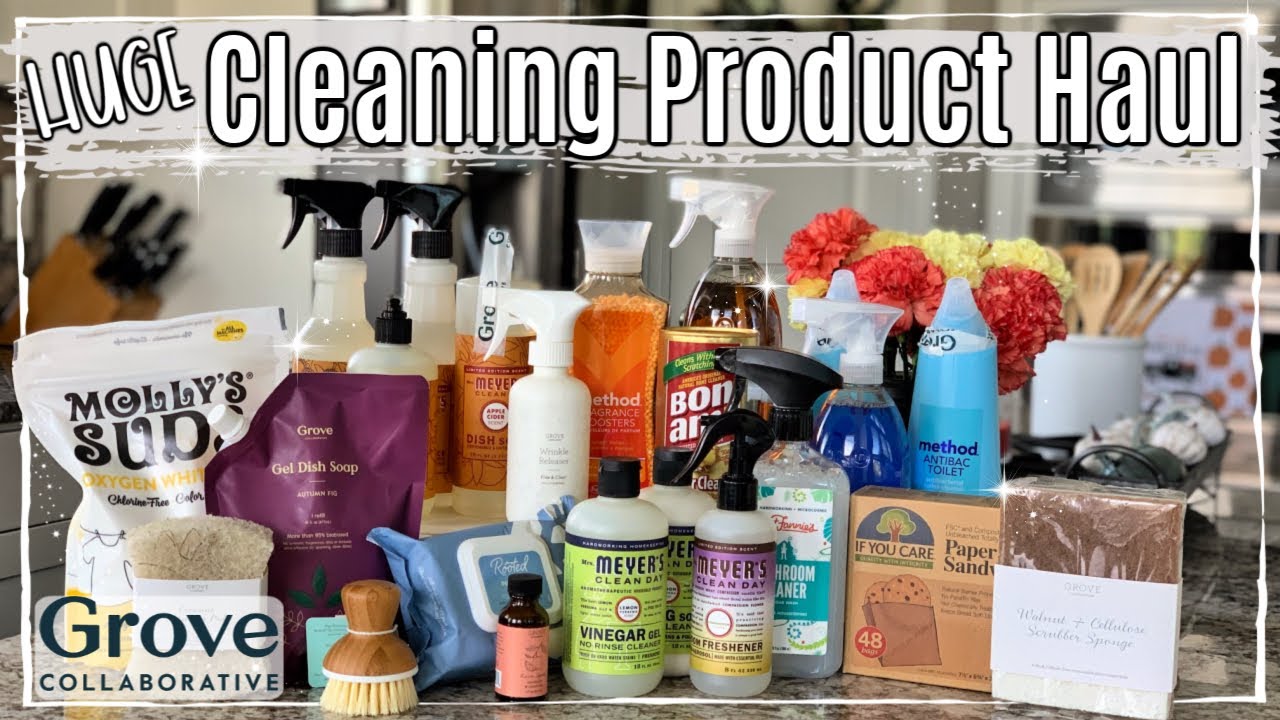 HUGE GROVE COLLABORATIVE HAUL FALL 2019 :: NATURAL & NON TOXIC CLEANING PRODUCT UNBOXING