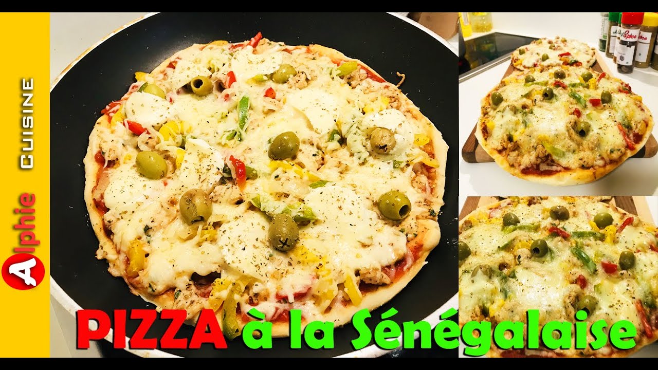 PIZZA à la Sénégalaise !!! 😋😍 Cuisson à la Poêle 👌👍
