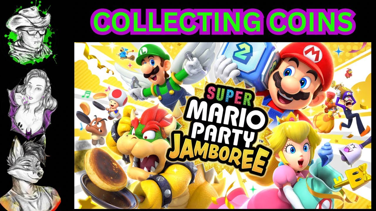 Collecting Coins | Mario Party Jamboree with Max Roll ‘em Railway