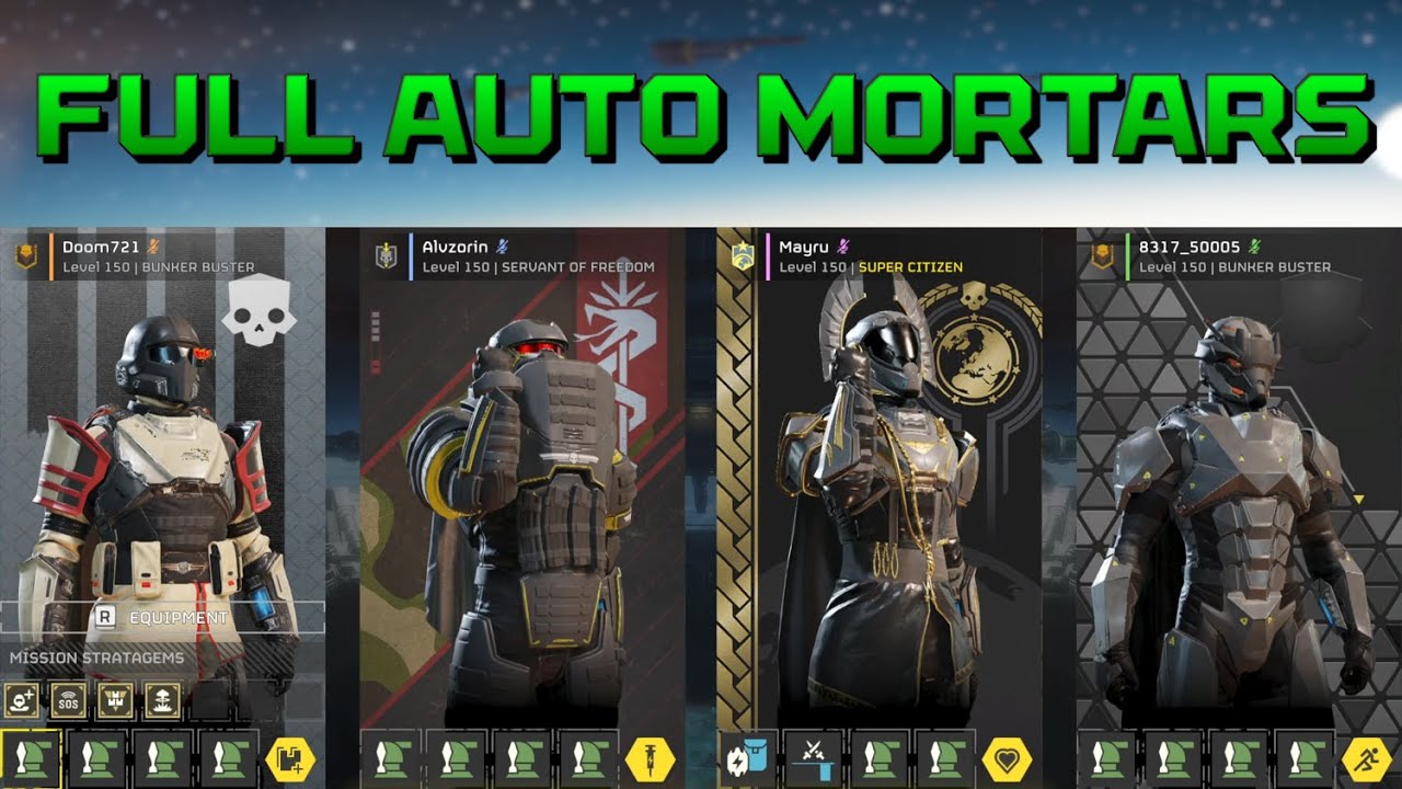 FULL AUTO MORTARS! | Helldivers 2