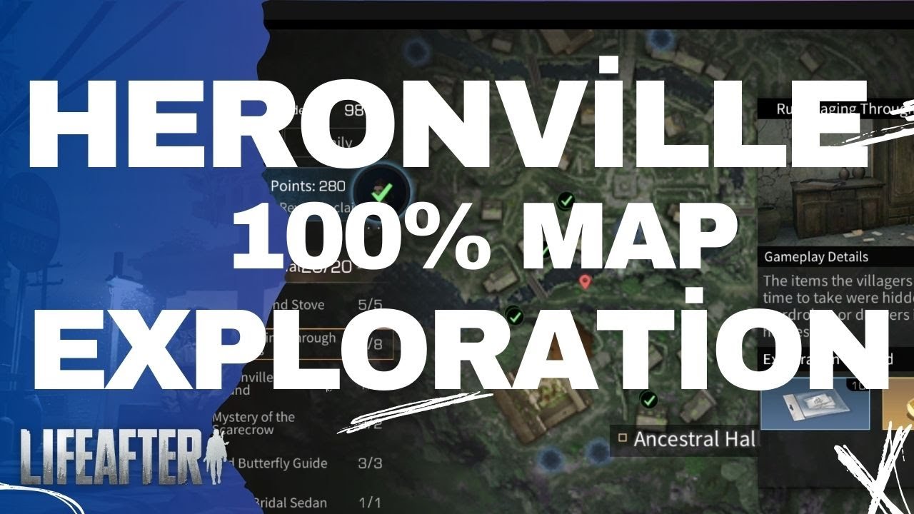 LifeAfter: Heronville 100% Exploration 🌟 Season 7 New Map Adventure!