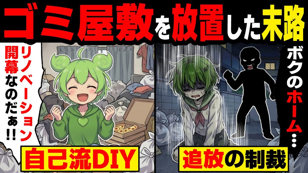「足の踏み場がないのだ…」片付けられないずんだもんの末路【ずんだもん&ゆっくり解説】