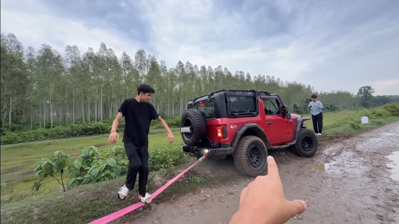 Thar Fass Gayi Jungle Mein 🤦 Fortuner Se Niklna Pada 🙂