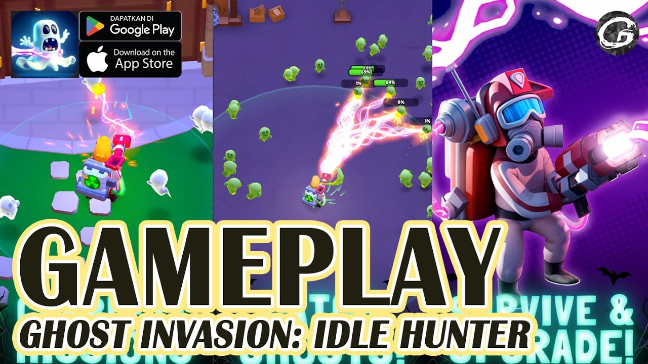 Ghost Invasion: Idle Hunter Gameplay - Mobile Game (Android/IOS)