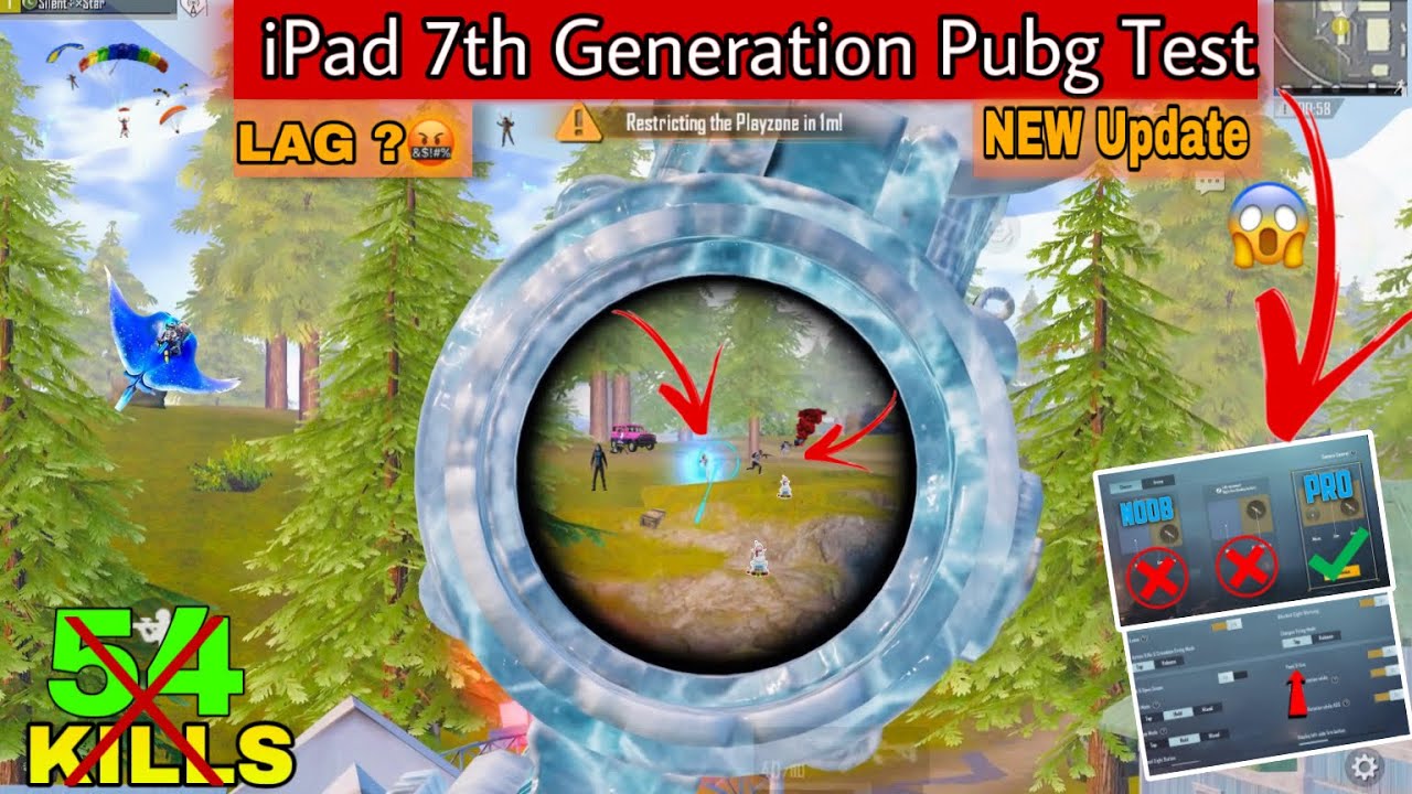 ipad 7th generation Pubg Test 🔥/  Best Sensitivity For Pubg Mobile 😱 New Update 3.3 Control Setting