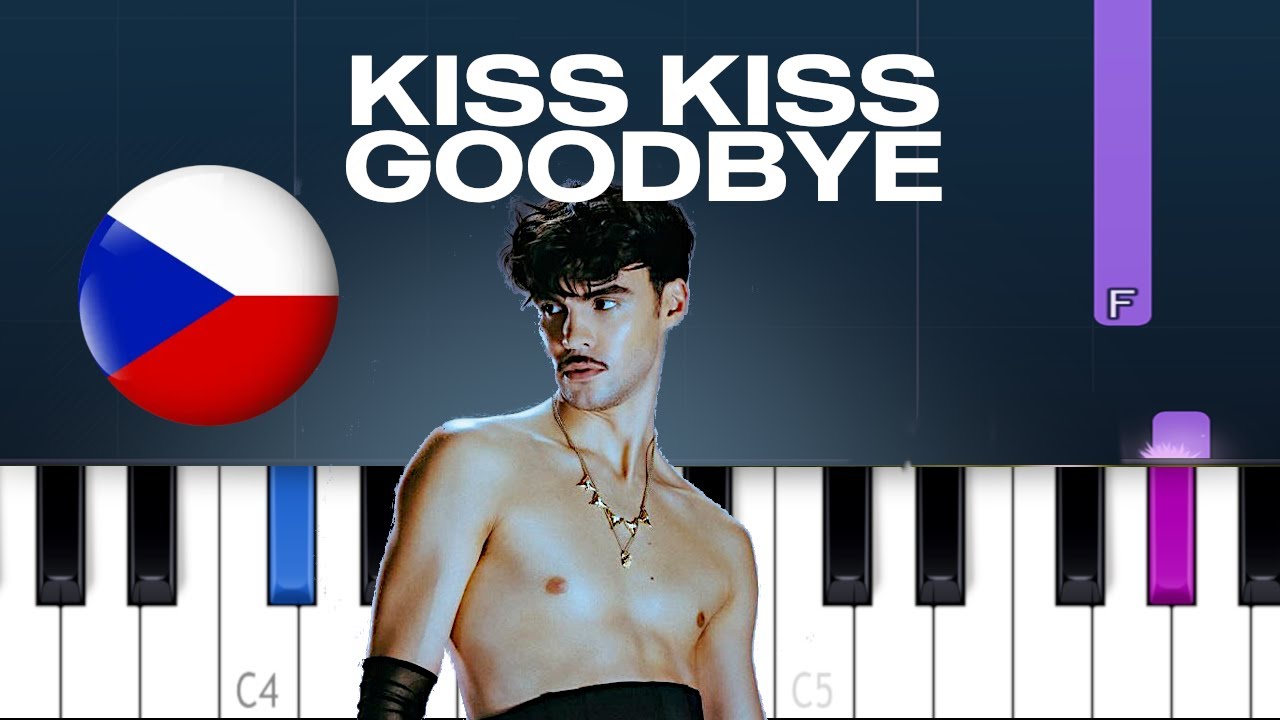 ADONXS - Kiss Kiss Goodbye (Czechia 🇨🇿 Eurovision 2025) (Easy Piano Tutorial)
