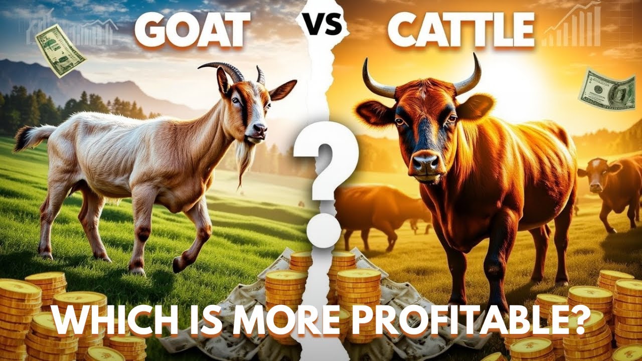 Goat Farming vs. Cattle Farming, Which is More Profitable