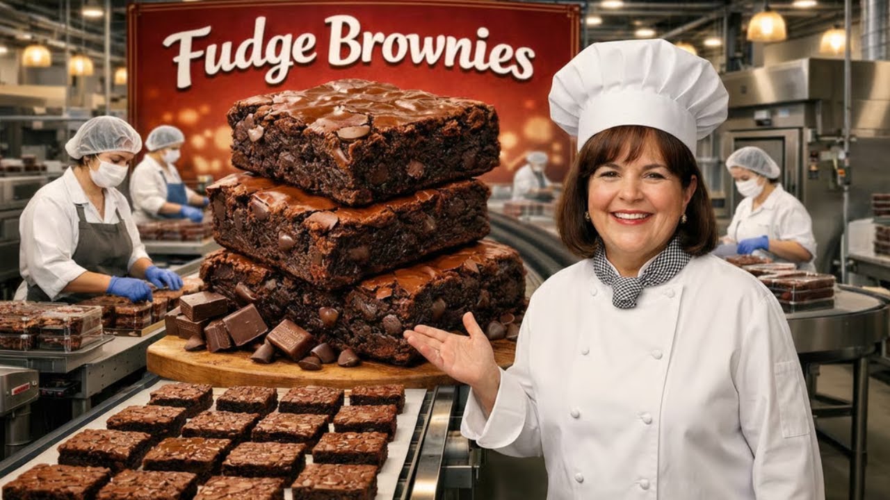 Inside the Classic Fudge Brownie Factory with Ina Garten (Full Process)