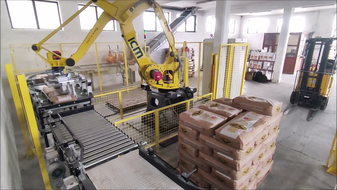 Robotic Bag Palletiser for 25kg Bags