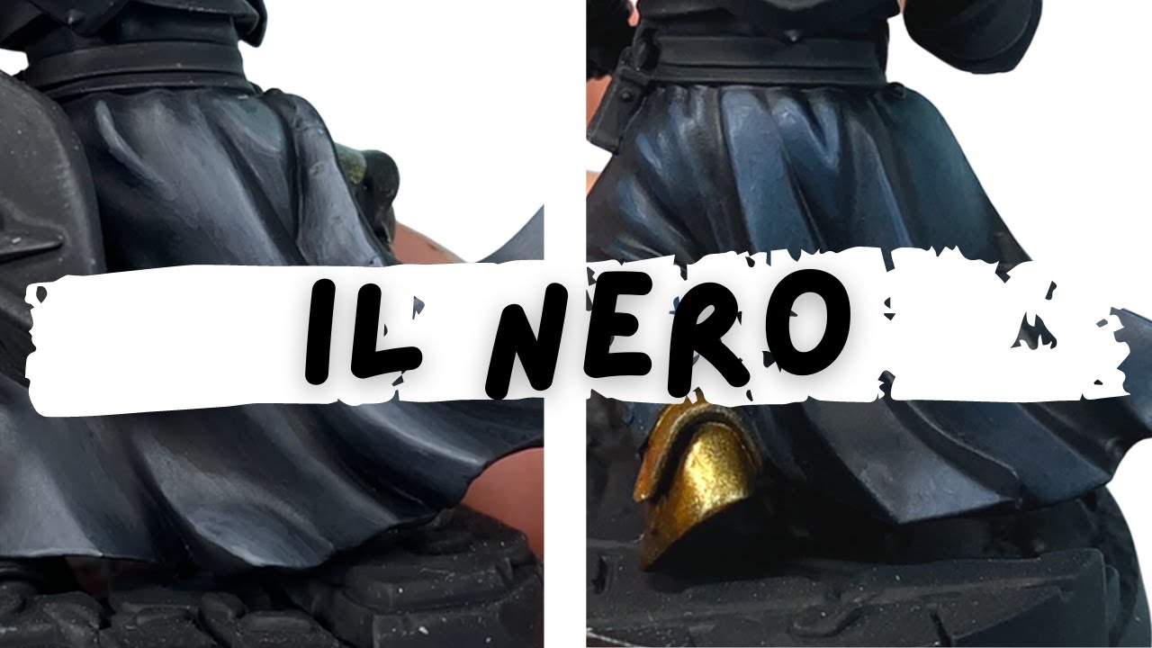 Il NERO nelle miniature - Come usarlo per creare volume
