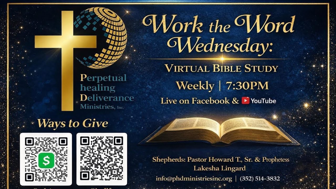 Work the Word Wednesday Virtual Bible Study