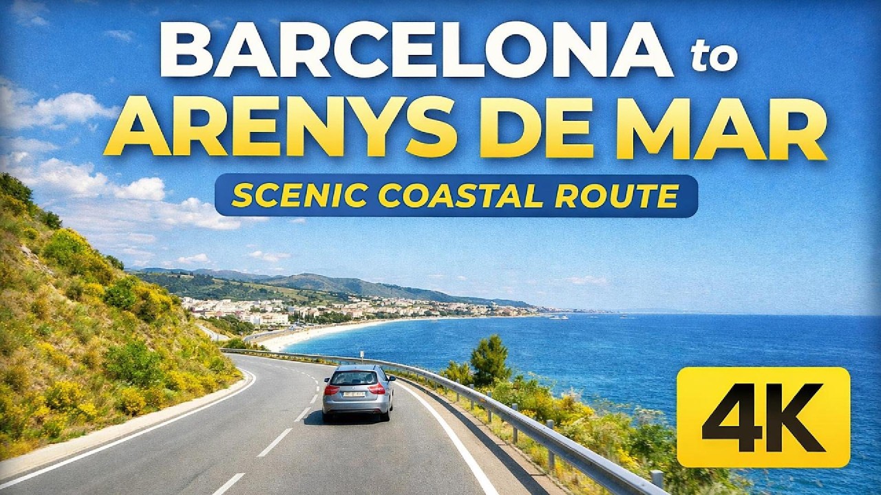 Beautiful Maresme Coast in 4K