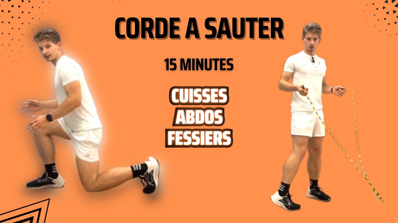 Cuisse Abdos Fessiers en 15min corde à sauter