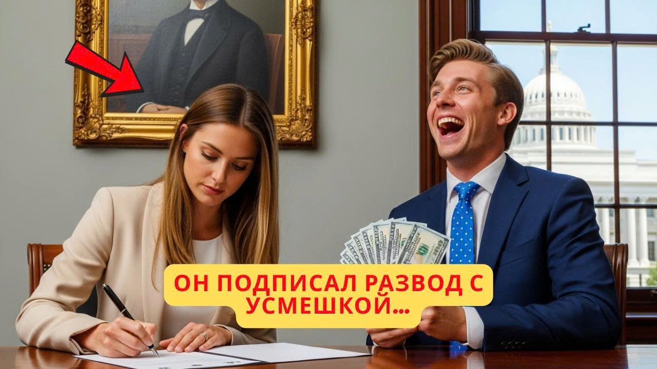 Он подписал бумаги 😏… не зная о триллионном секрете жены 😱🔥