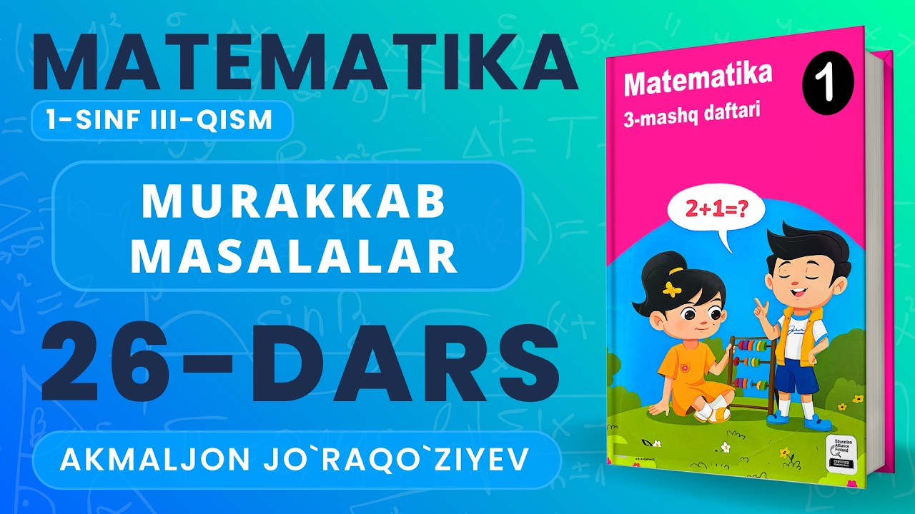 1-SINF MATEMATIKA 26-DARS