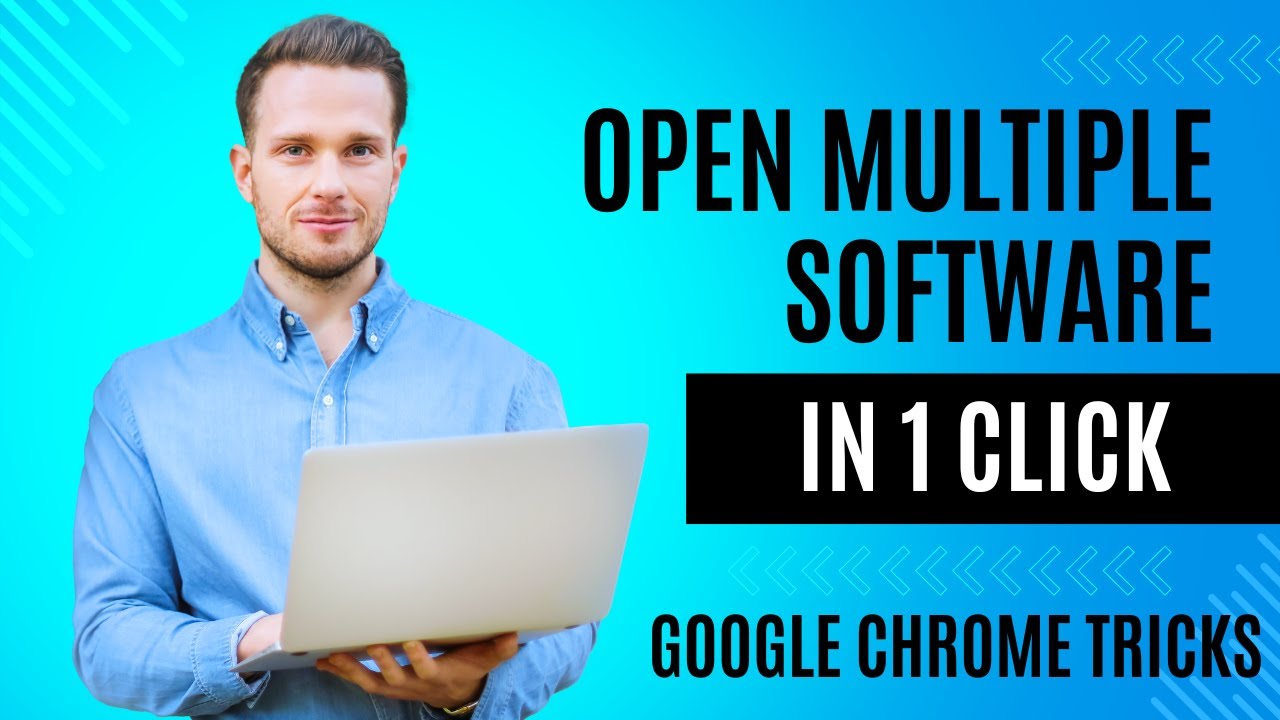 Google Chrome tricks || Open all tab/software at one click