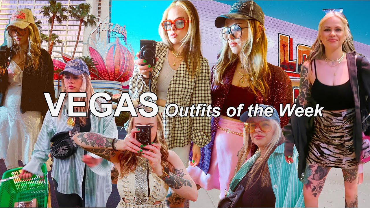 НАРЯДЫ ДЛЯ ЛАС-ВЕГАСА | Что я носила и ВЕГАНСКАЯ еда в Вегасе 🇺🇸🎀✨🎲🍀