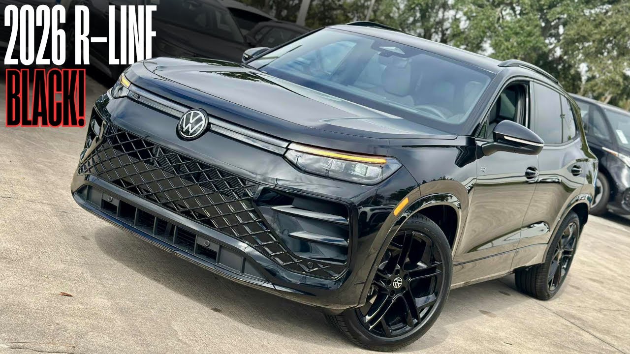 Volkswagen Tiguan SE R-Line Black 2026 года — самый тёмный и спортивный внедорожник VW в этом году