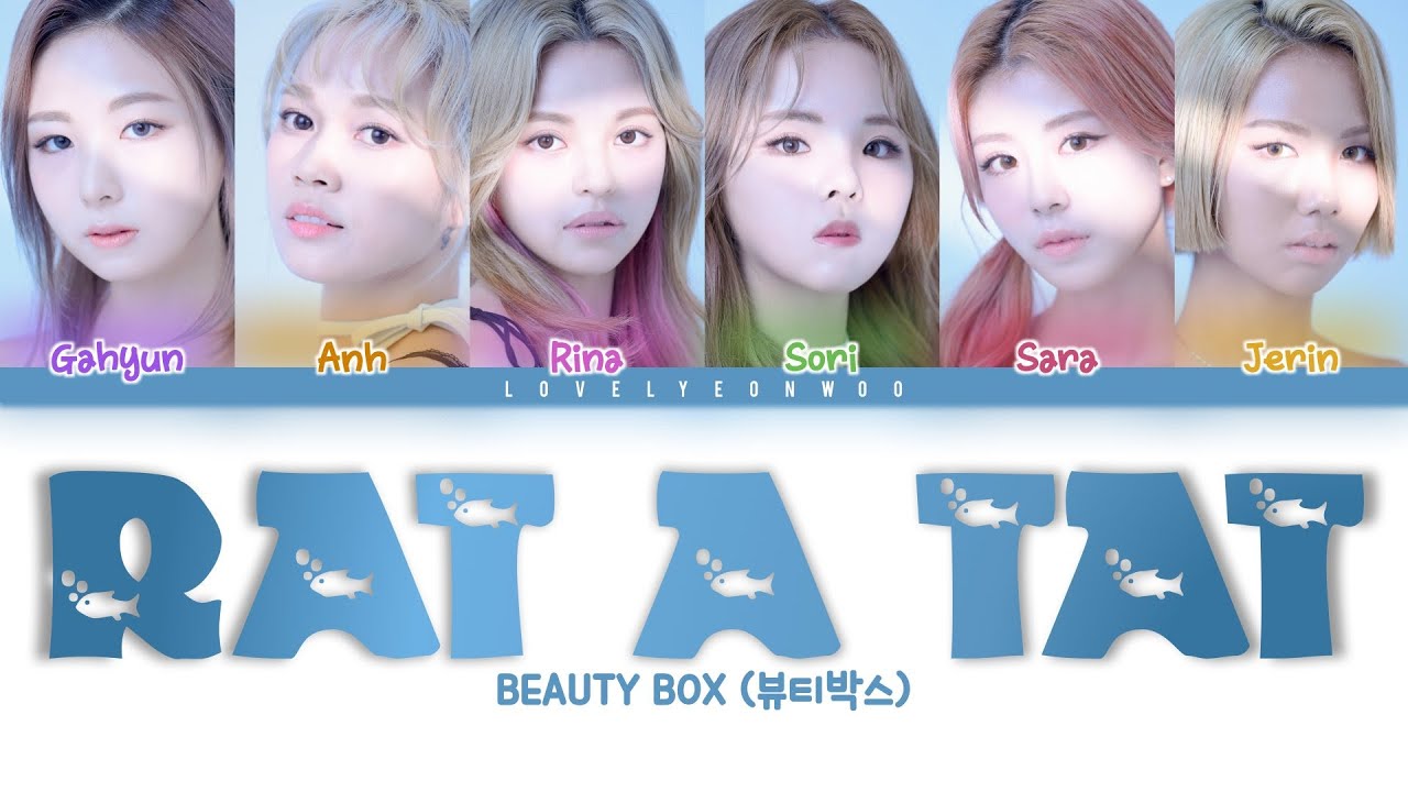 BEAUTY BOX (뷰티박스) – RAT A TAT Lyrics (Color Coded Han/Rom/Eng)