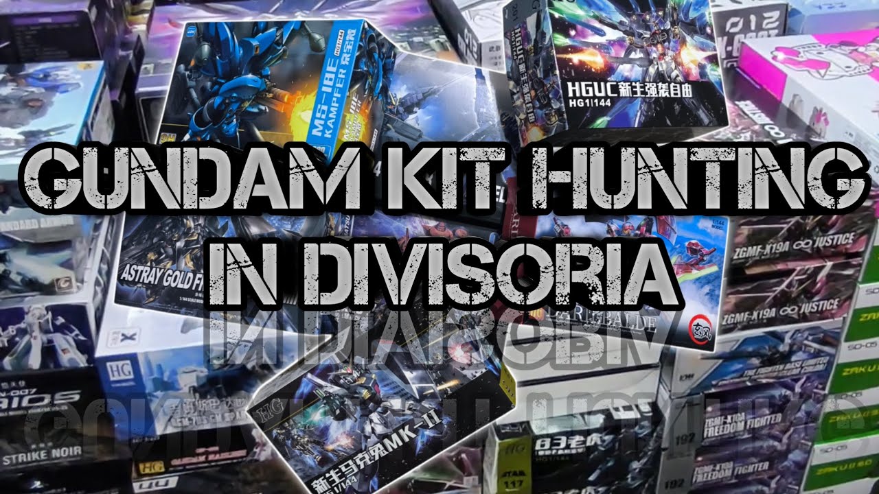 Let's do Gundam Kit hunting in 168 Mall Divisoria