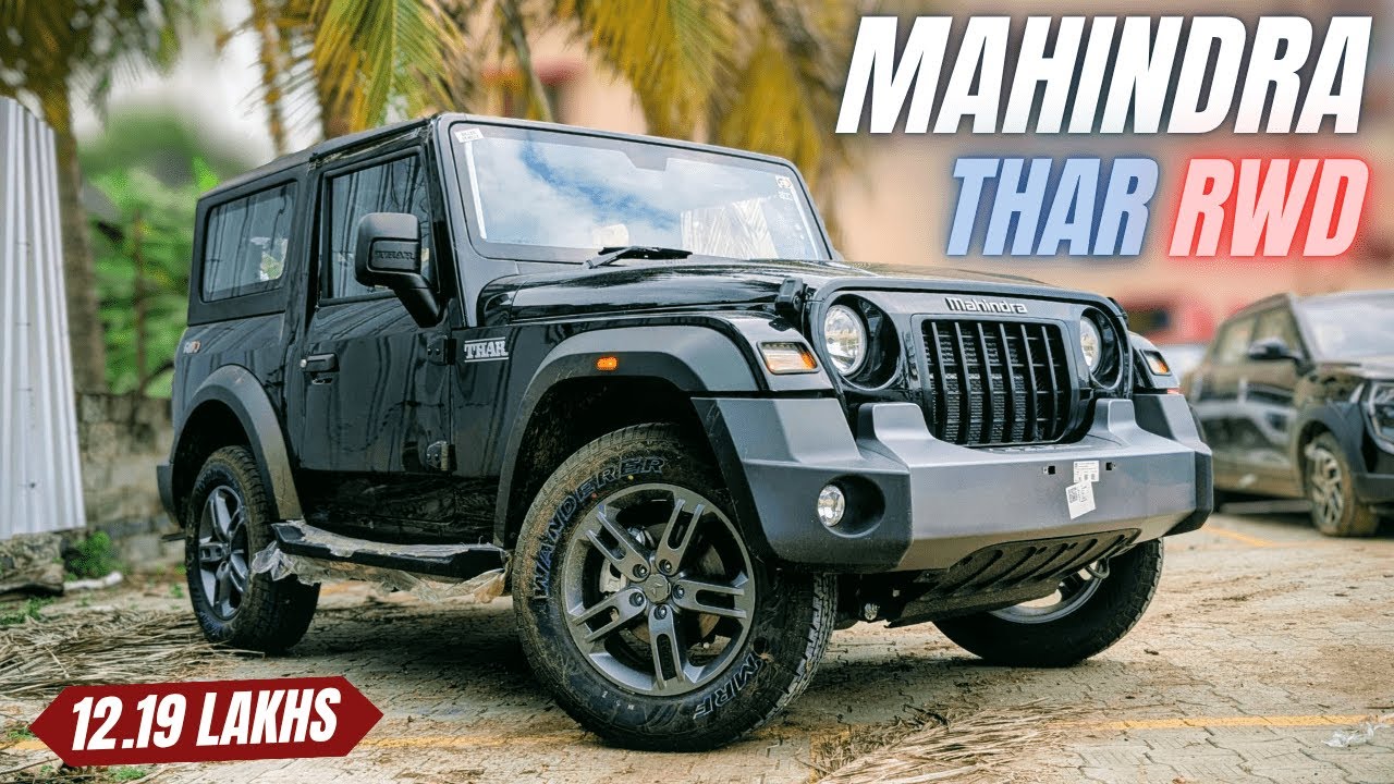 12.19 Lakhs! Ex-showroom For This Variant🔥- Mahindra Thar RWD LXT | MotoRush Tamil