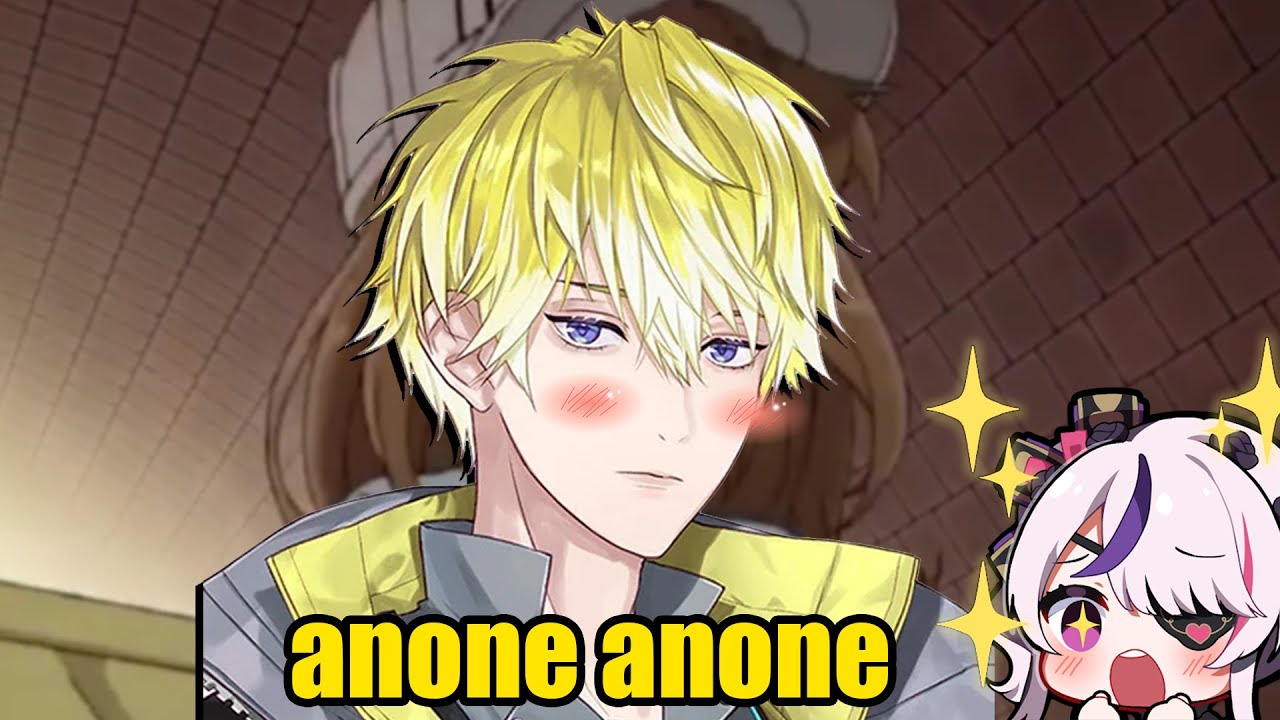 Sonny channeling his inner cute little girl voice