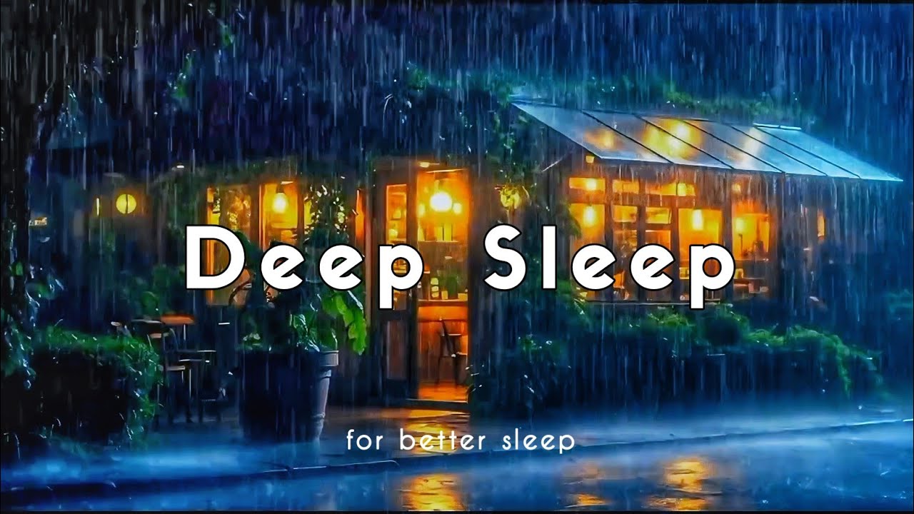Cope with Anxiety! Heavy Rain Sounds with Thunders for Deep Sleep & Stress Relief | ASMR