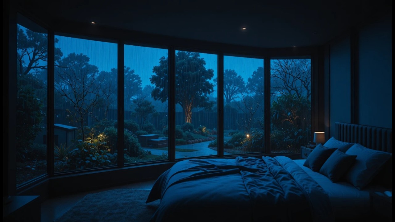 Heavy Rain for Sleeping Fast | Intense Rain Sounds for Insomnia & Study