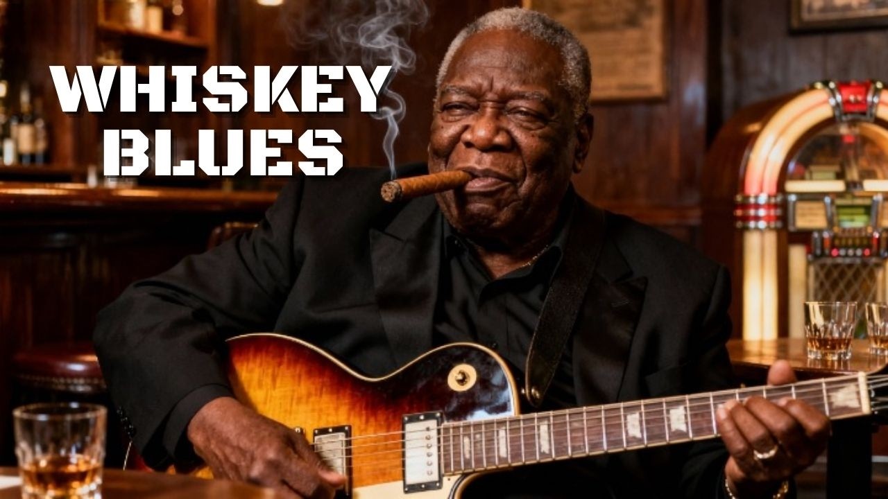Relaxing Whiskey Blues | Slow Blues for Late-Night Unwinding