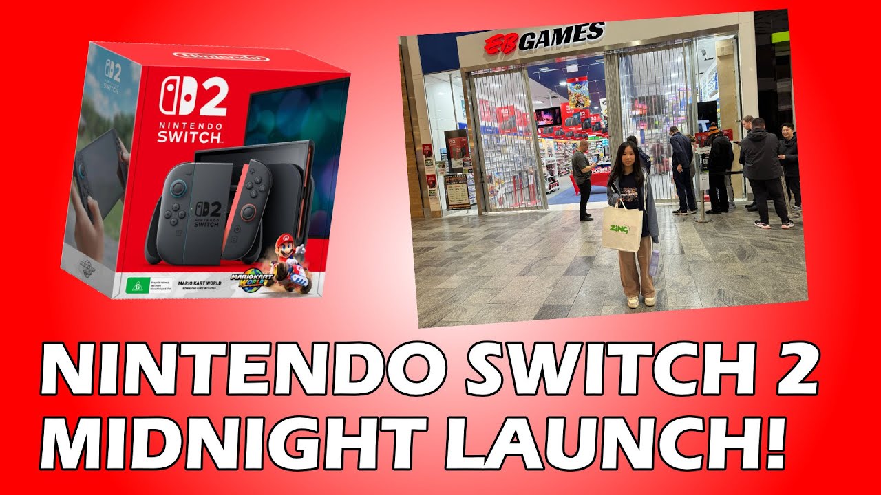 Nintendo Switch 2 Midnight Launch, First Impressions Hardware, Mario Kart World, Zelda BOTW & more