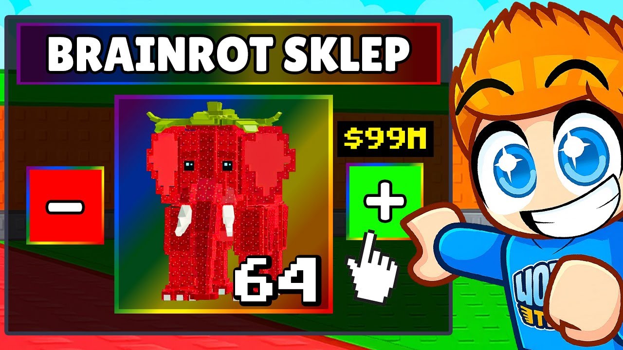 MOGĘ KUPIĆ KAŻDEGO BRAINROTA w UKRADNIJ BRAINROT w Roblox!